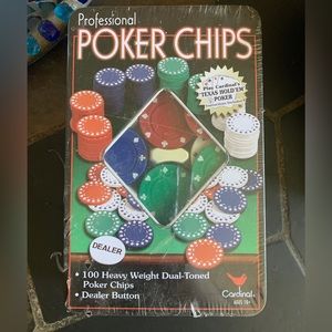 Professional Poker Chips (Brand New)